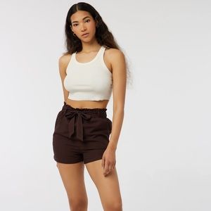 🔸 Ardene 🔸 high waist brown shorts